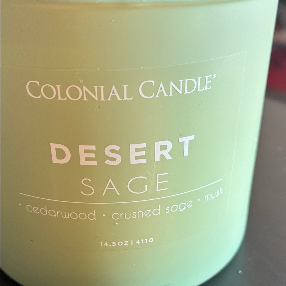 Desert Sage Scented Candle - Green - Picture 3 of 3